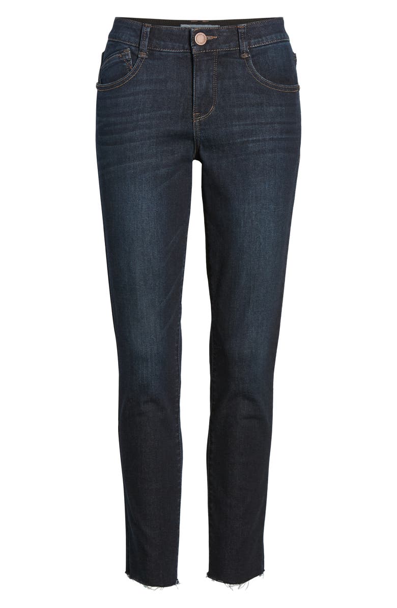 Wit & Wisdom 'Ab'Solution Raw Hem Skinny Jeans, Alternate, color, 