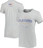 IMPERIAL Women's Imperial Gray FedEx St. Jude Championship Playoffs Start Here Tri-Blend T-Shirt