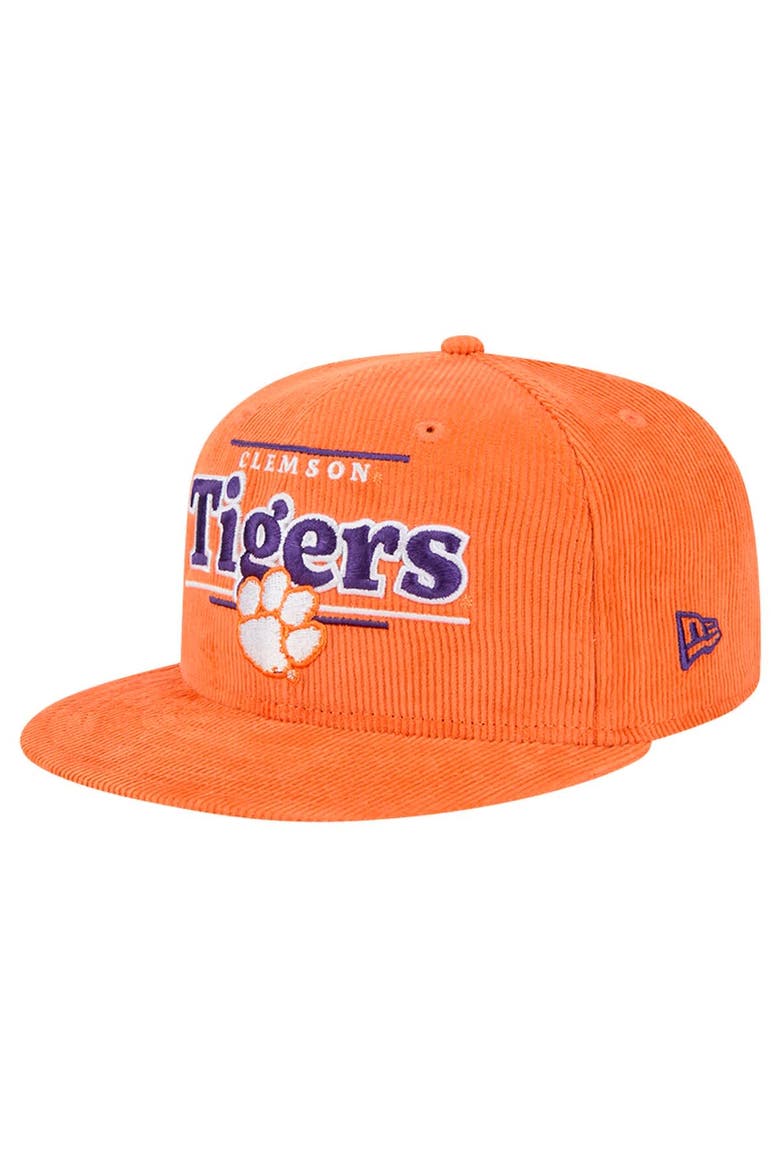 Men's New Era Orange Clemson Tigers Display 9FIFTY Snapback Hat, Main, color, Orange