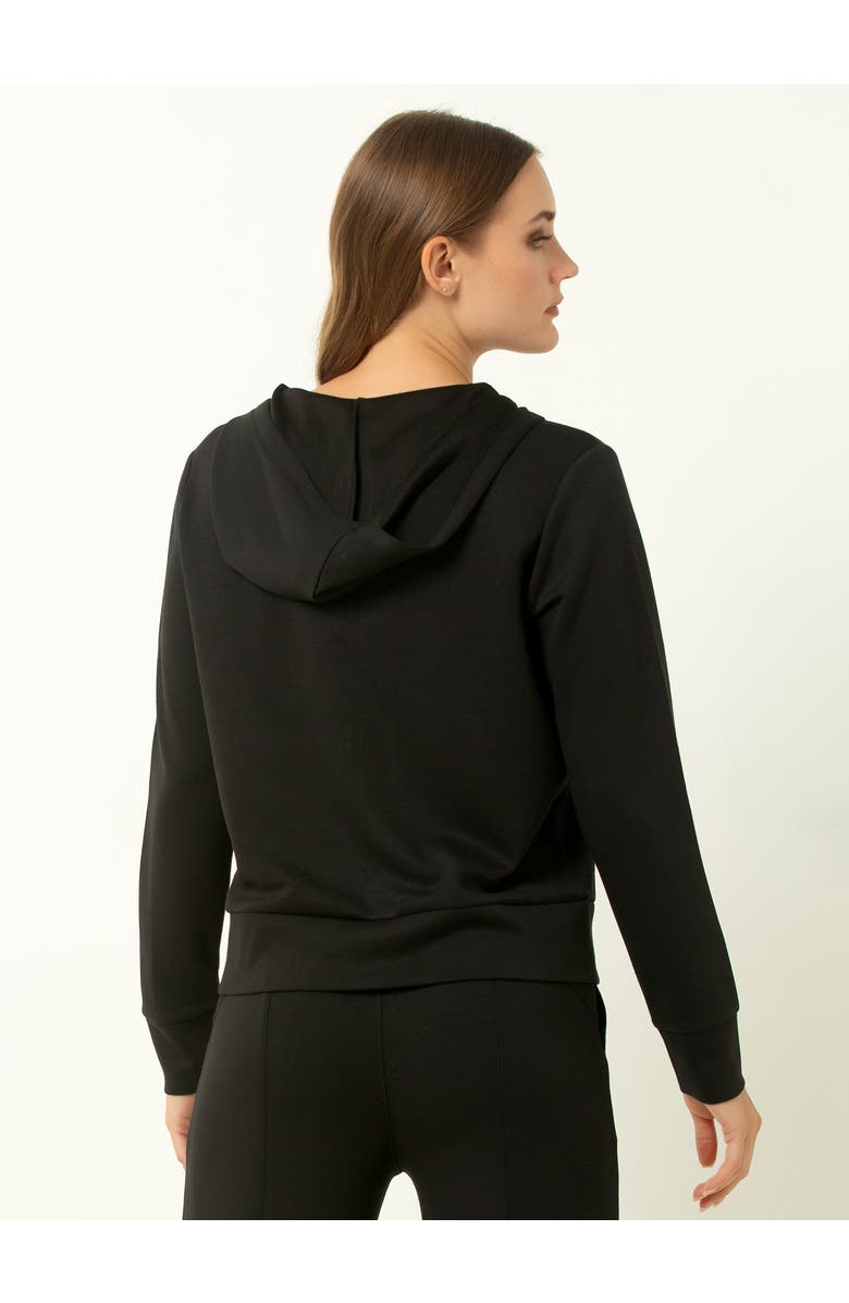 Single Stitch Ultra Soft Full Zip Hoodie, Alternate, color, Black