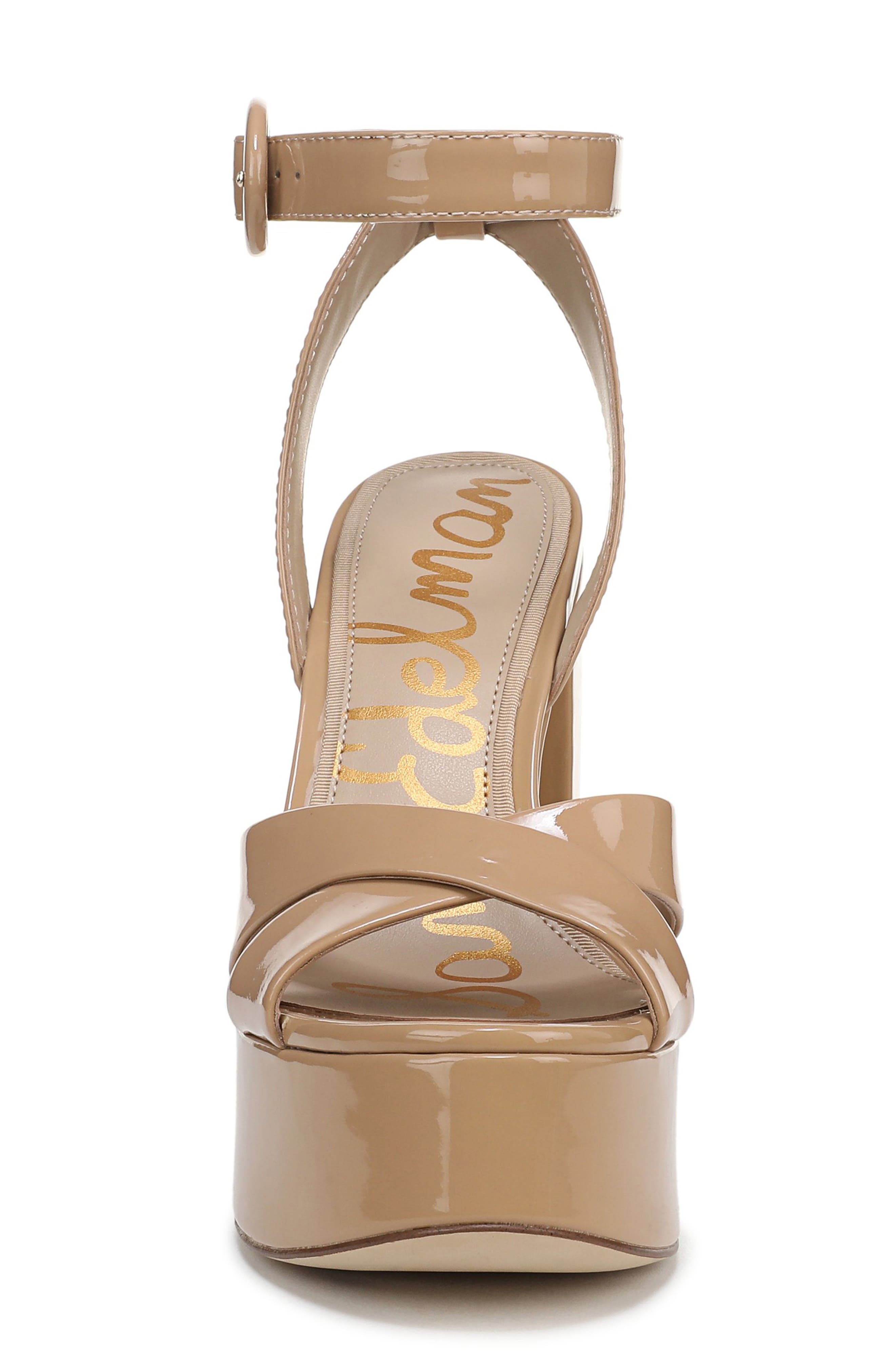 Sam Edelman Savannah Ankle Strap Platform Sandal, Alternate, color, Sienna Tan