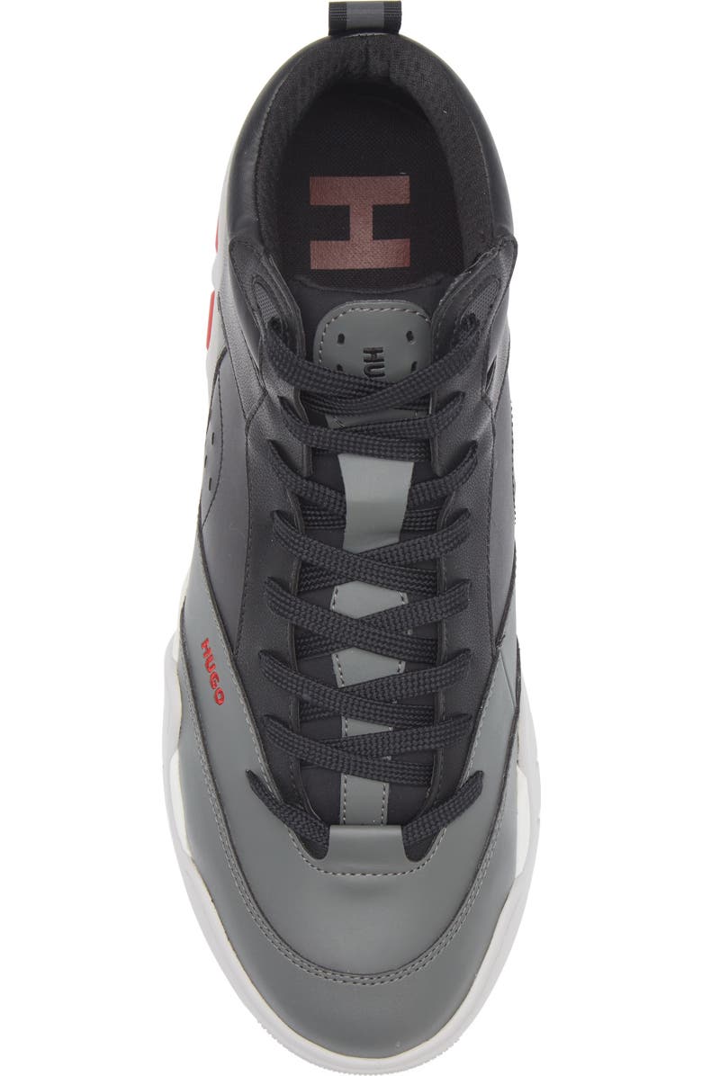 BOSS Kedge Hito Napu High Top Sneaker, Alternate, color, Charcoal
