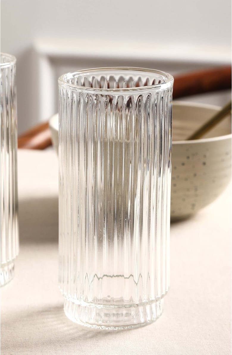 Stone Lain Dua Stoneware 16-Piece Dinnerware Set, Alternate, color, White