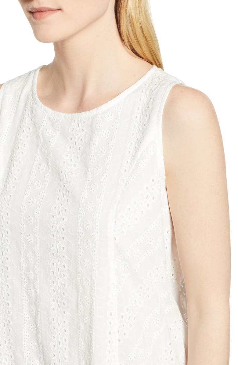 Everleigh Eyelet Shift Dress, Alternate, color, 