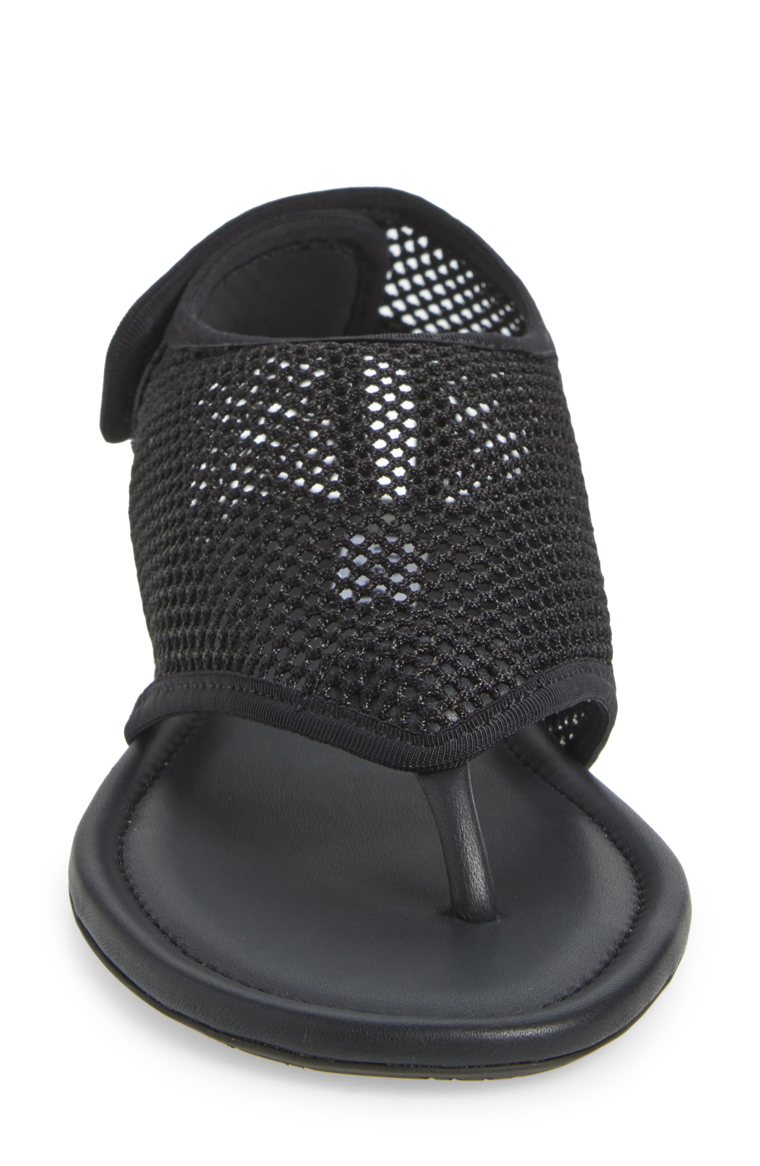 Alaïa Mesh Sandal, Alternate, color, Noir