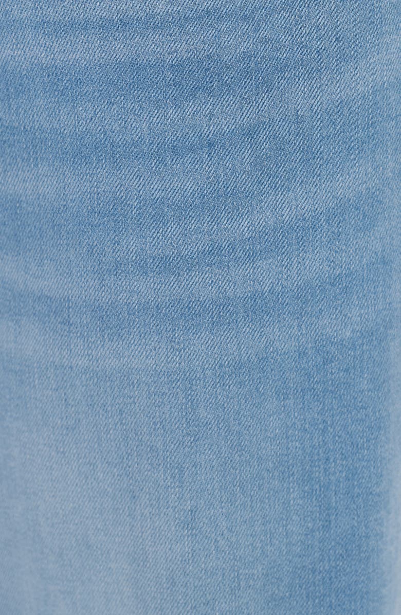 Bayeas Cuffed Mid Rise Barrel Jeans, Alternate, color, Light Blue