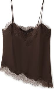 MANGO Tity Lace Trim Camisole