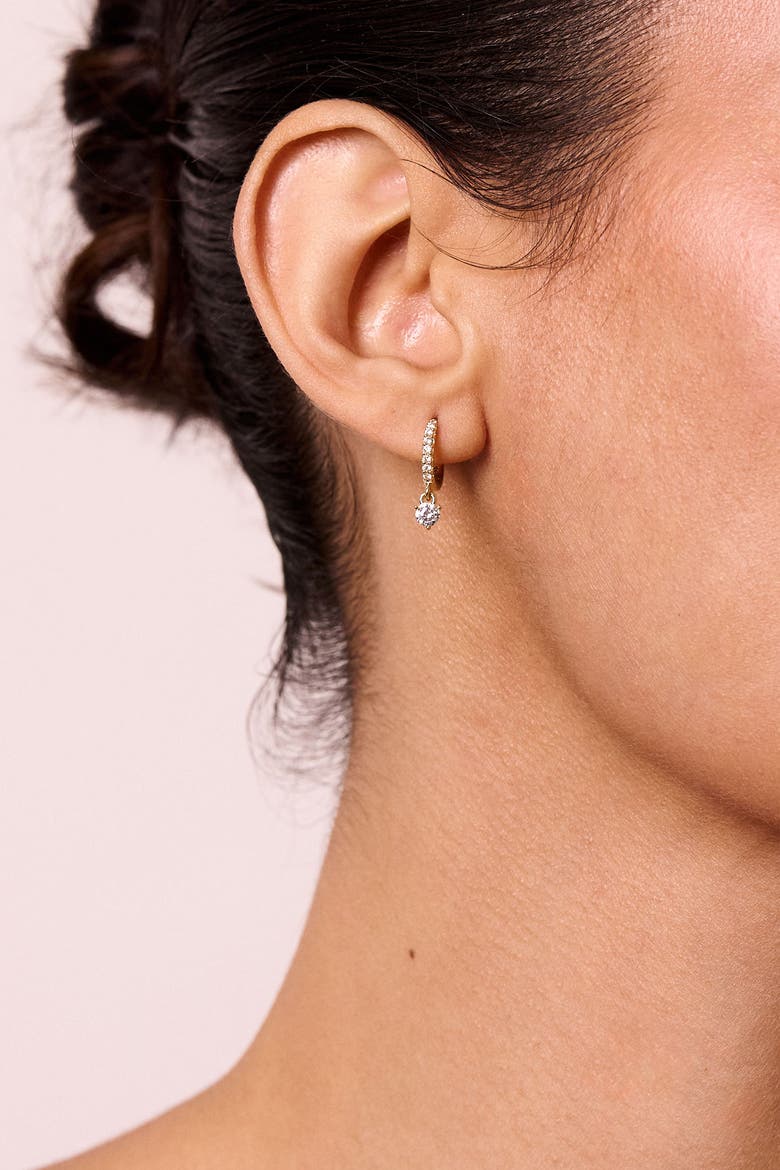 Wesley Earrings, Alternate, color, Gold