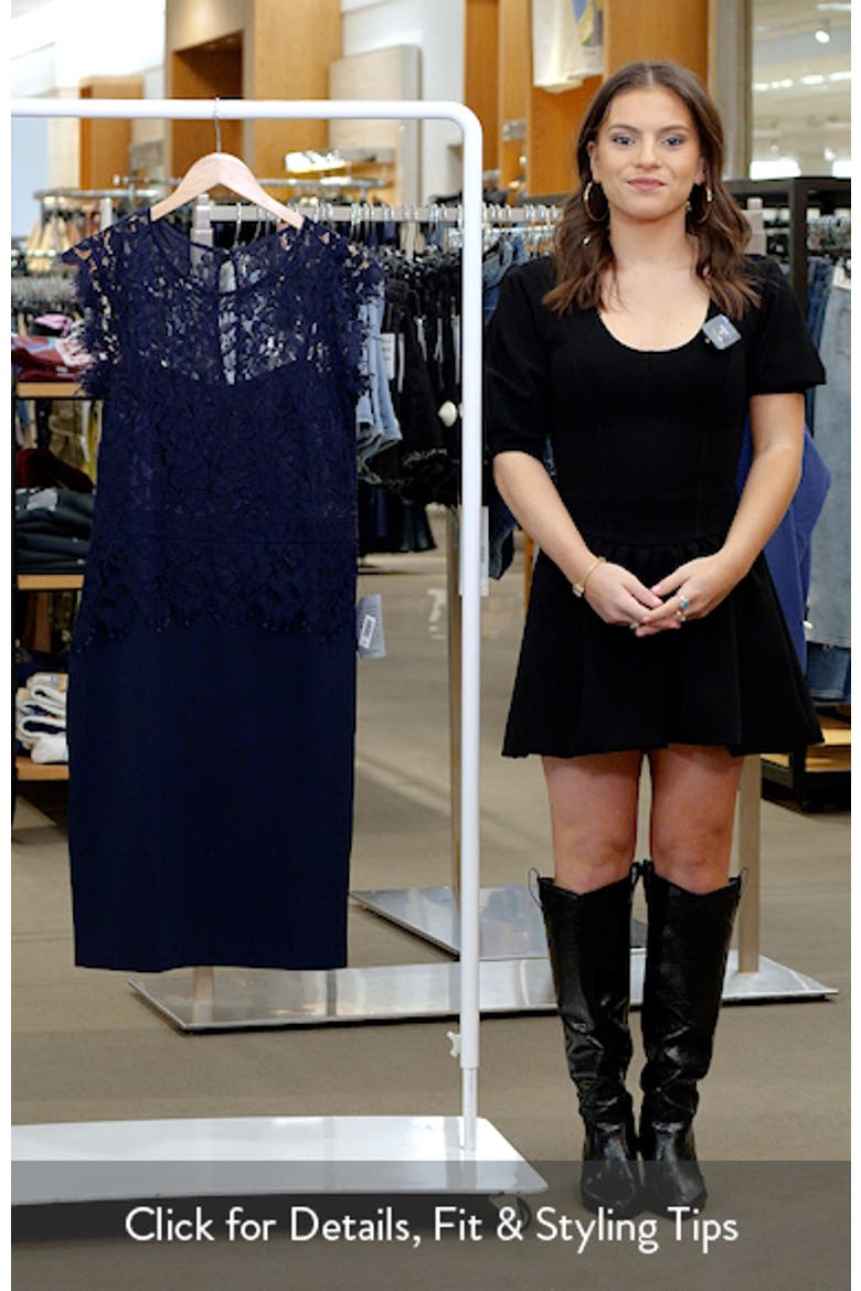 Lace Peplum Dress video