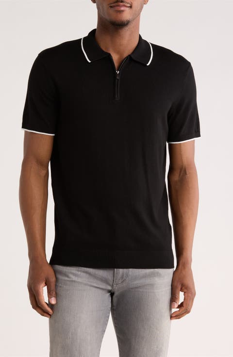 Quarter Zip Polo Sweater