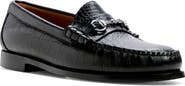 G.H.BASS Lincoln Weejuns Croc Embossed Bit Loafer