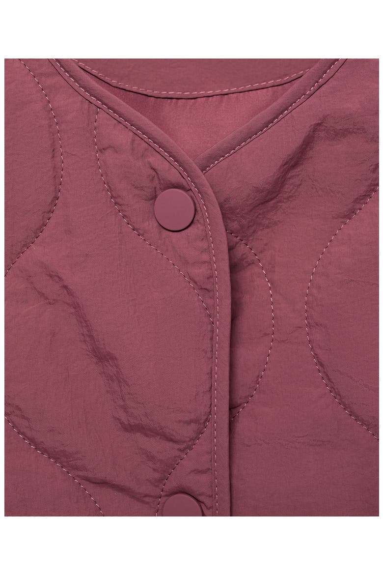 Onion Quilted Puffer Jacket, Alternate, color, BURGUNDY