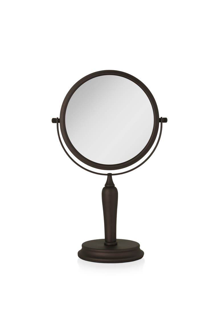 Anaheim Makeup Mirror with 5X/1X Magnification, Main, color, Oil-Rubbed Bronze