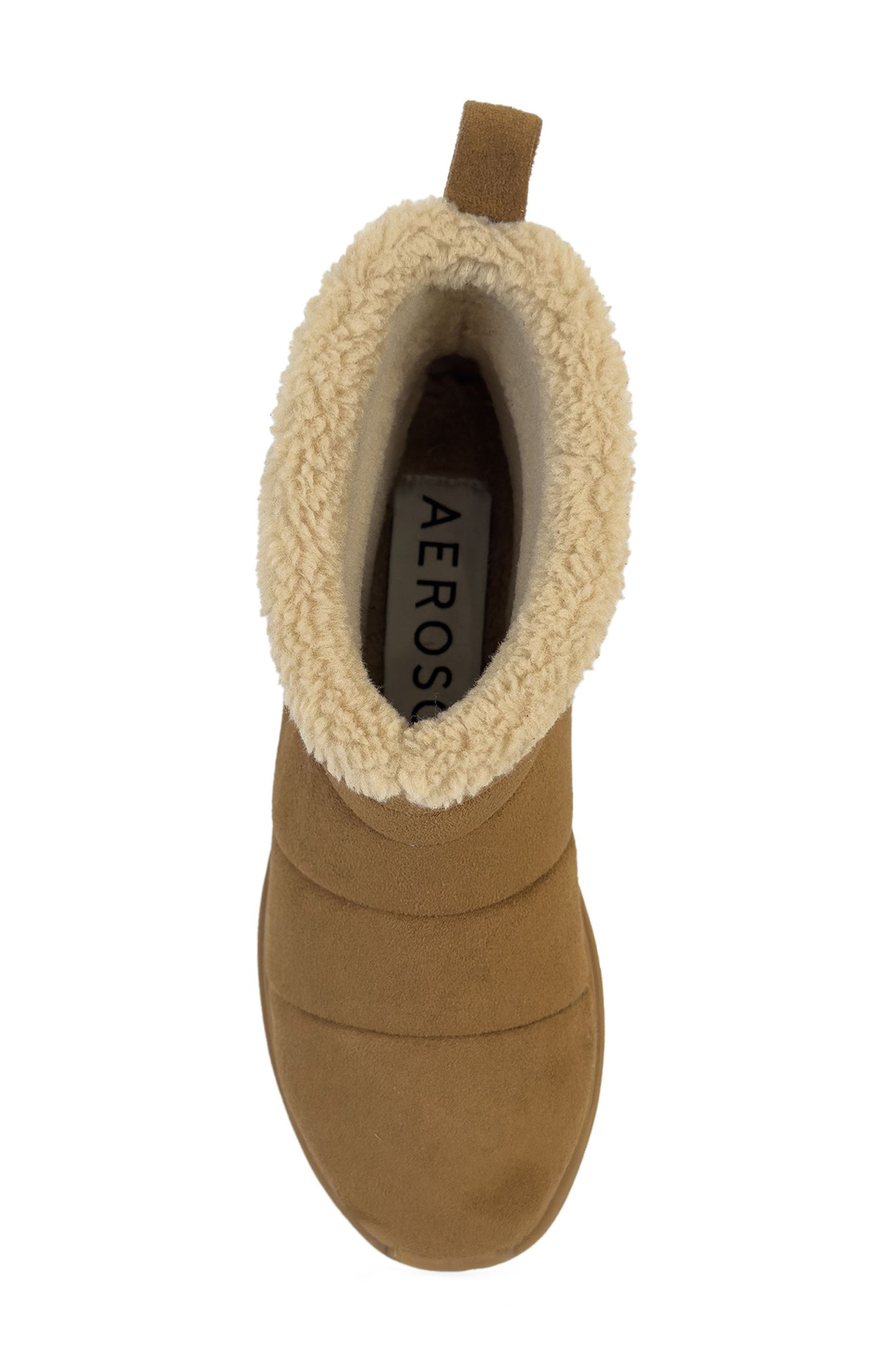 Fawne Faux Shearling Lined Boot, Alternate, color, TNL TOBACCO/NATURAL