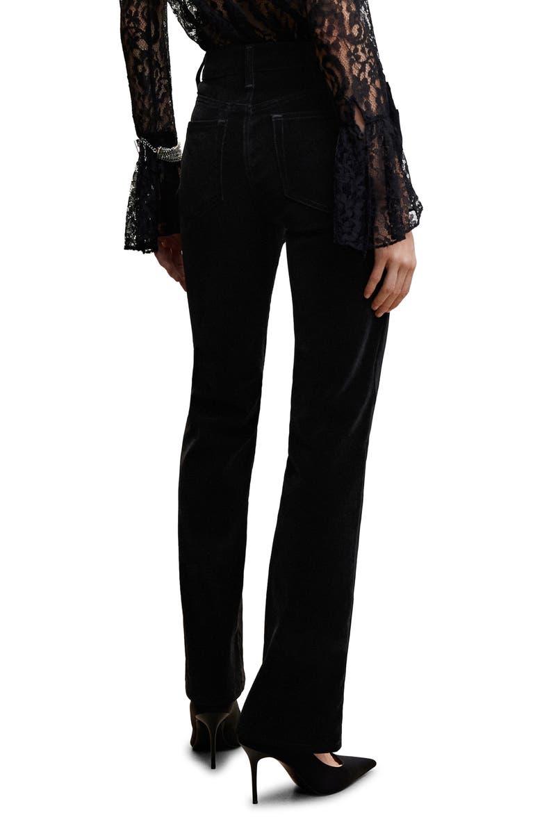 MANGO Corduroy Straight Leg Jeans, Alternate, color, 