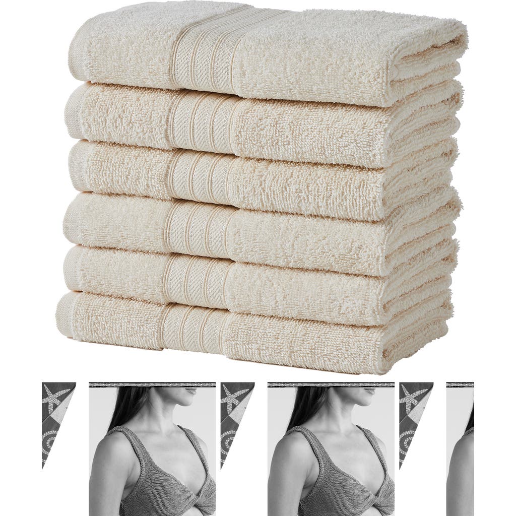 Woven & Weft 6-piece Cotton Bath Towels