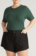 Universal Standard Classic Rib Short Sleeve Top