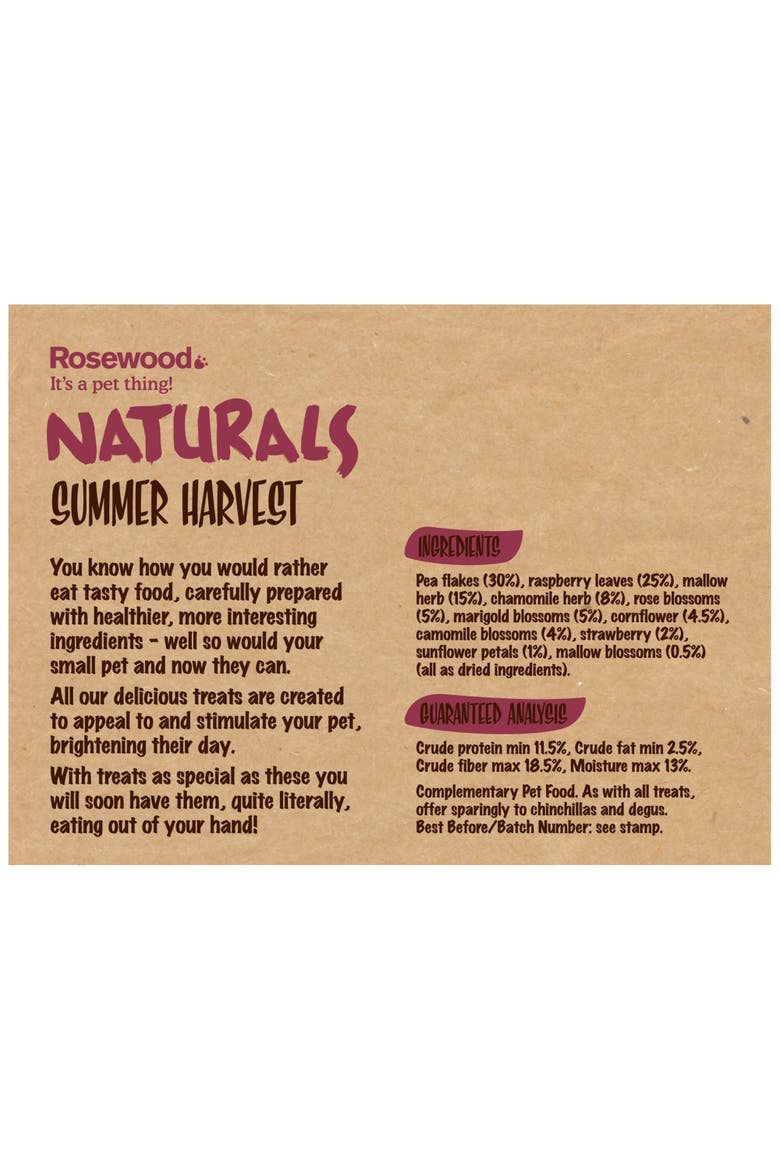Summer Harvest 4 Pack, Small Animal Treat, Alternate, color, Multicolored
