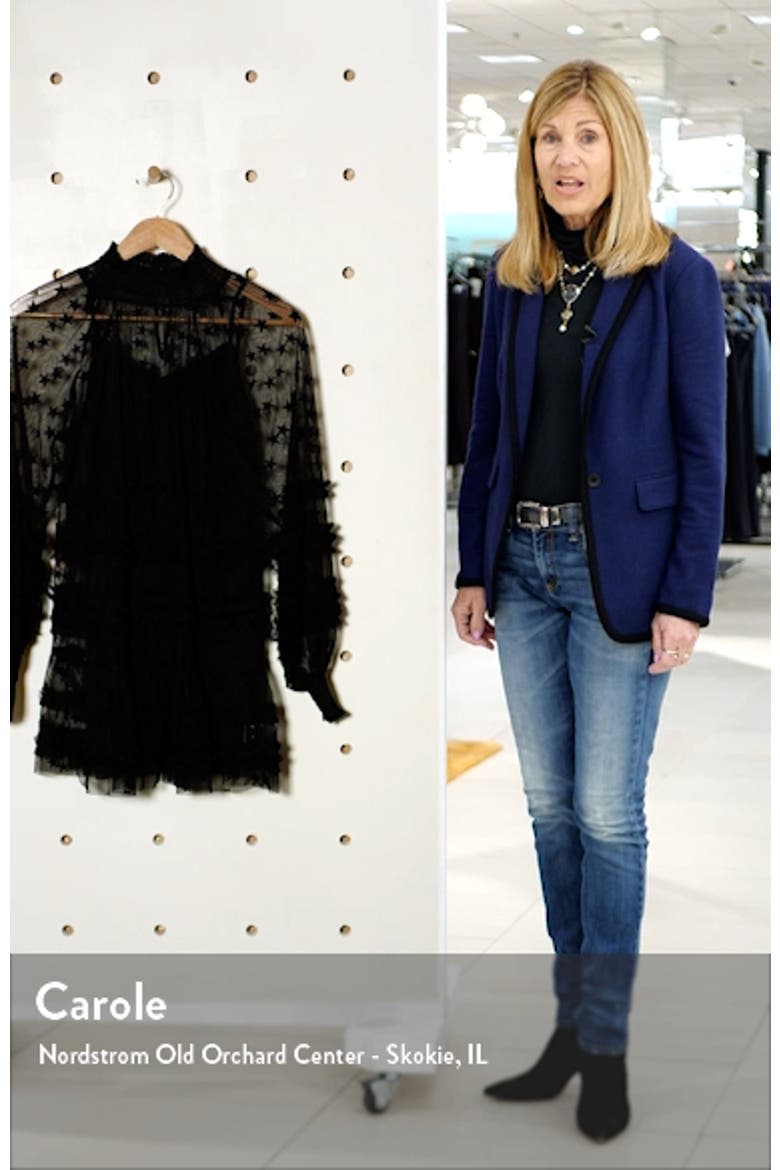 Star Mesh Long Sleeves Minidress video