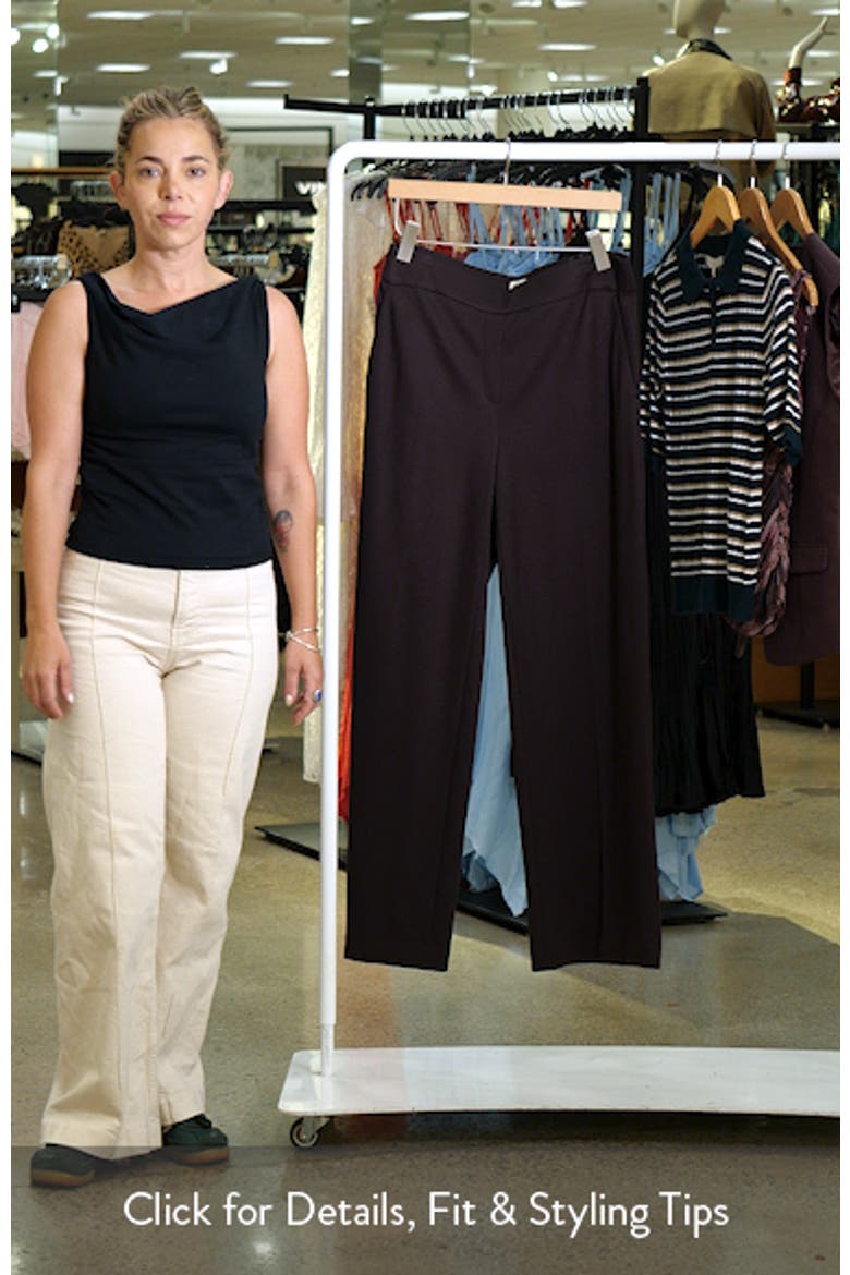 Pull-On Slash Pocket Wide Leg Pants video