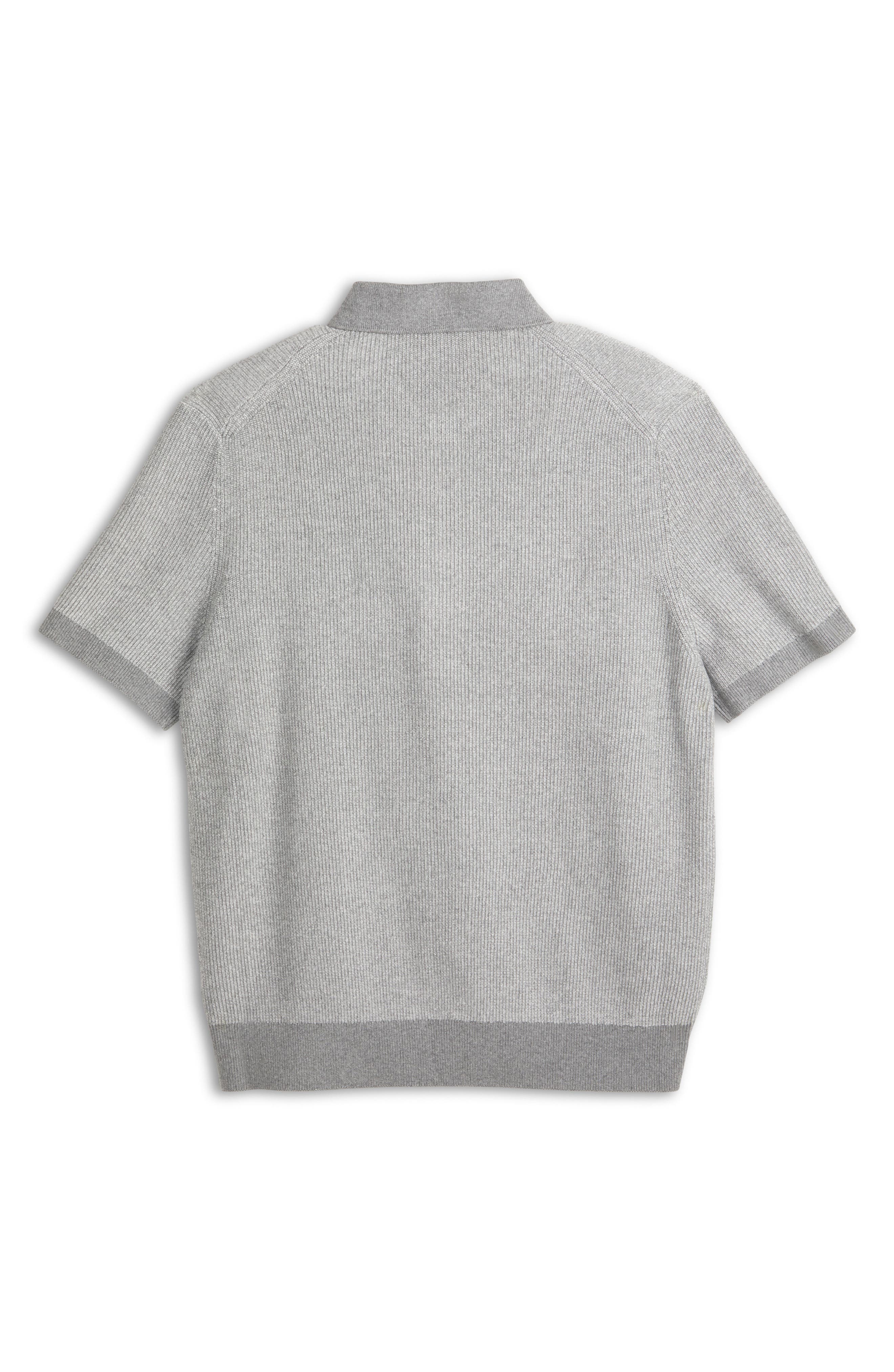 Recycled Cotton Blend Polo Sweater - image 2