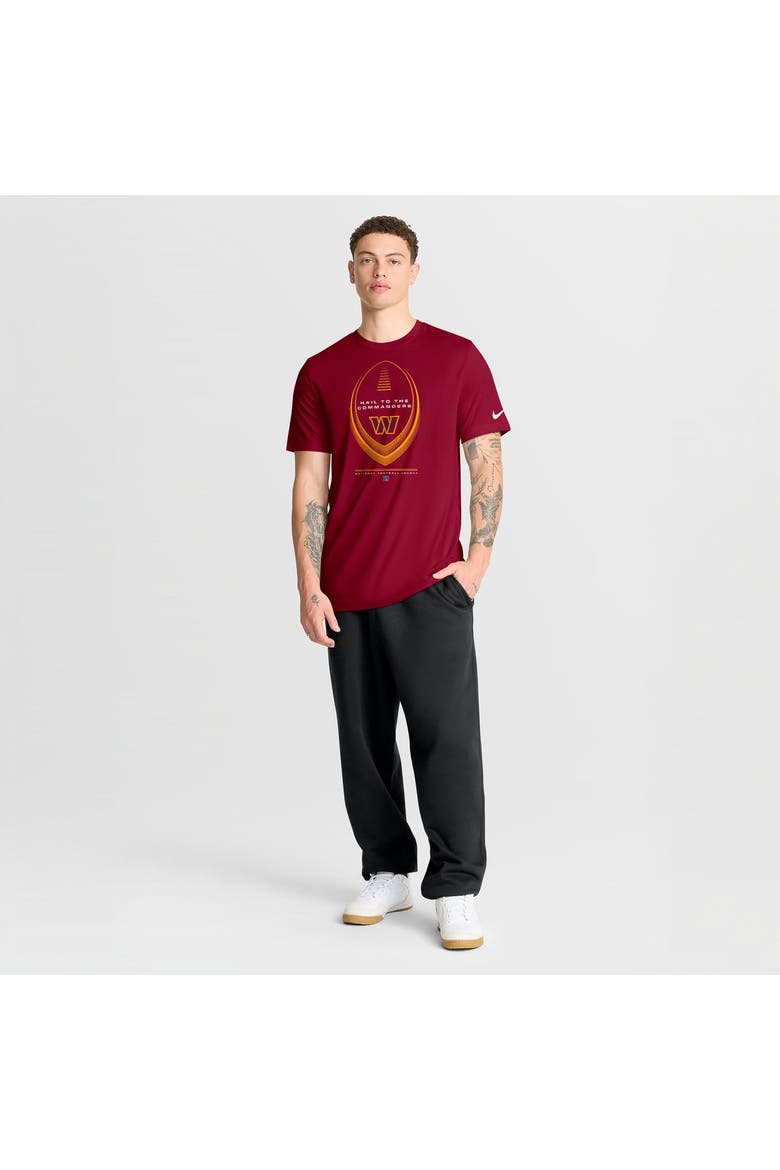 Men's Nike Burgundy Washington Commanders Big & Tall Legend Icon Dri-FIT T-Shirt, Alternate, color, Burgundy