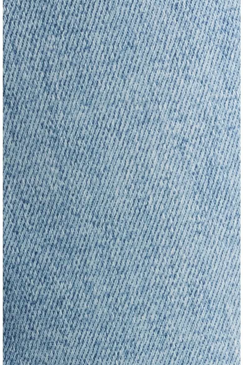 Cuffed Mid Rise Straight Leg Jeans, Alternate, color, MEDIUM WASH
