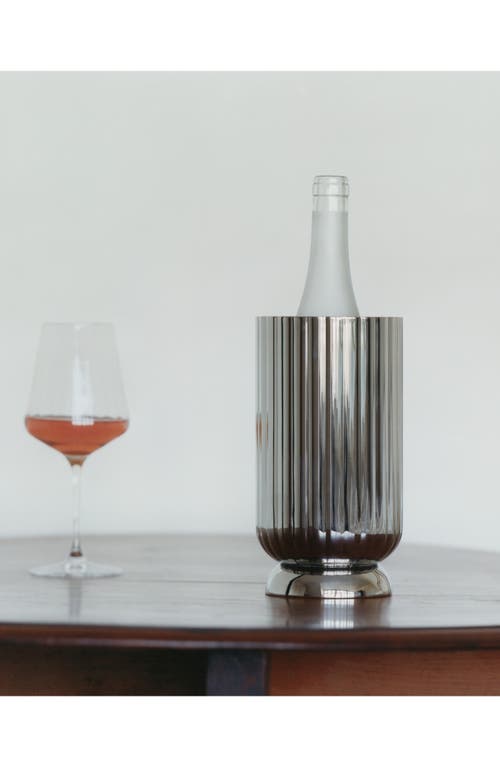 Georg Jensen Silver Bernadotte Stainless-steel Wine Cooler In Metallic