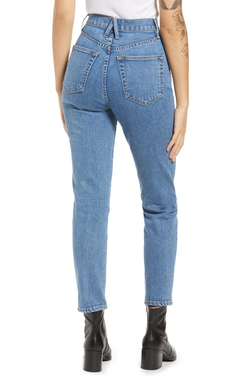 SLVRLAKE Beatnik High Waist Ankle Slim Jeans, Alternate, color,