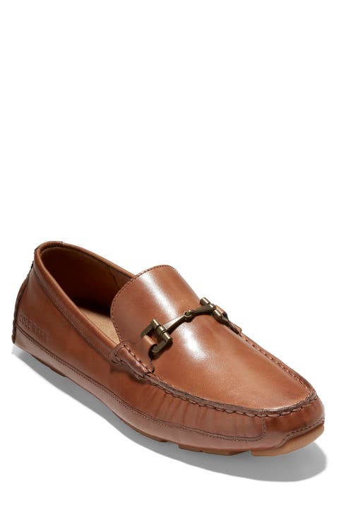 Wyatt Leather Bit Driver Loafer (Men)