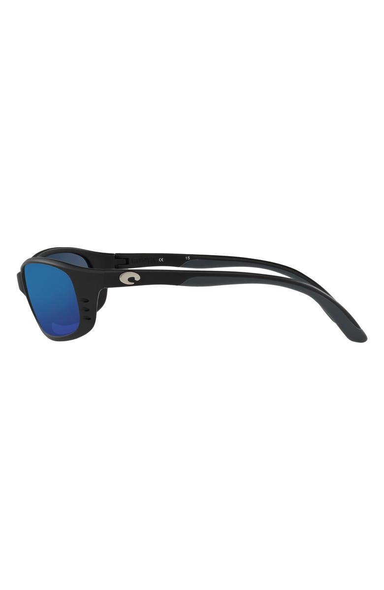 Costa Del Mar 59mm Polarized Oval Sunglasses, Alternate, color, Black