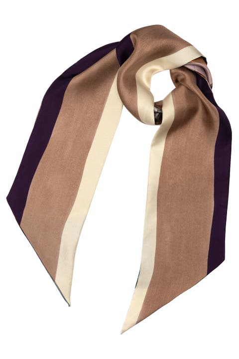 Lia - Skinny Silk Scarf