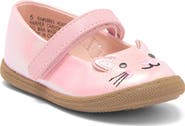 Harper Canyon Kids' Kitty Cat Mary Jane Flat