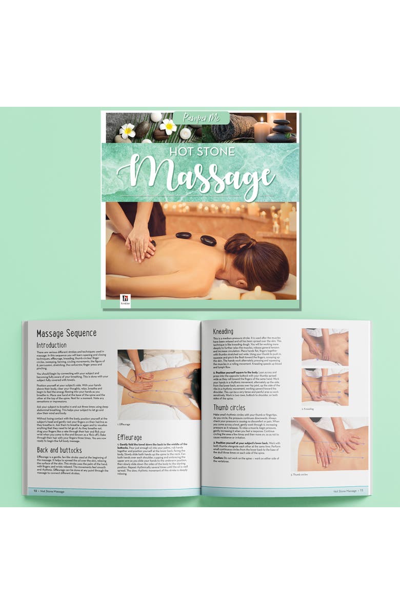 Elevate Pamper Me Hot Stone Massage Box Set, Alternate, color, Black