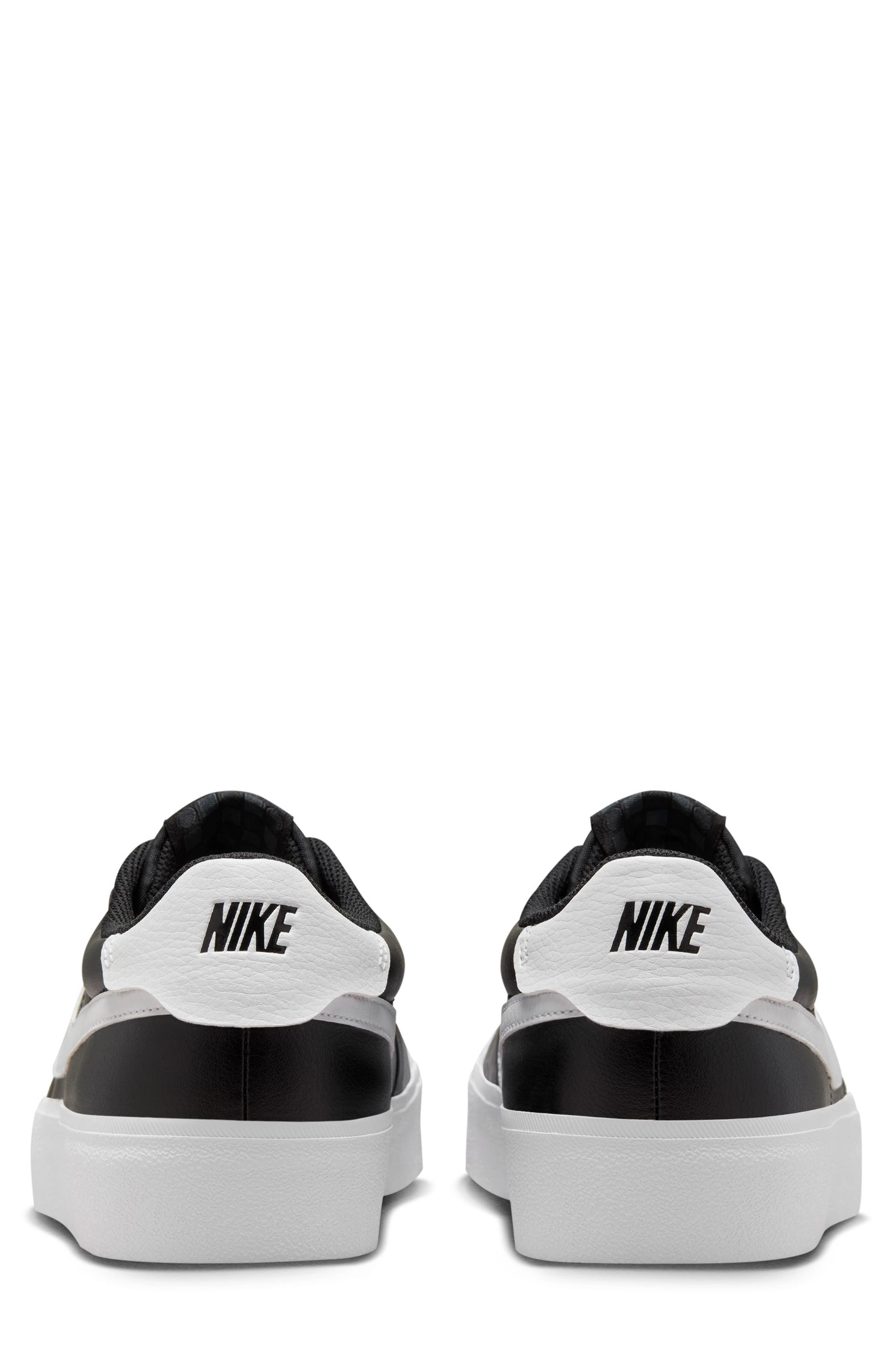 Nike Court Shot Low Top Sneaker, Alternate, color, Black/ White