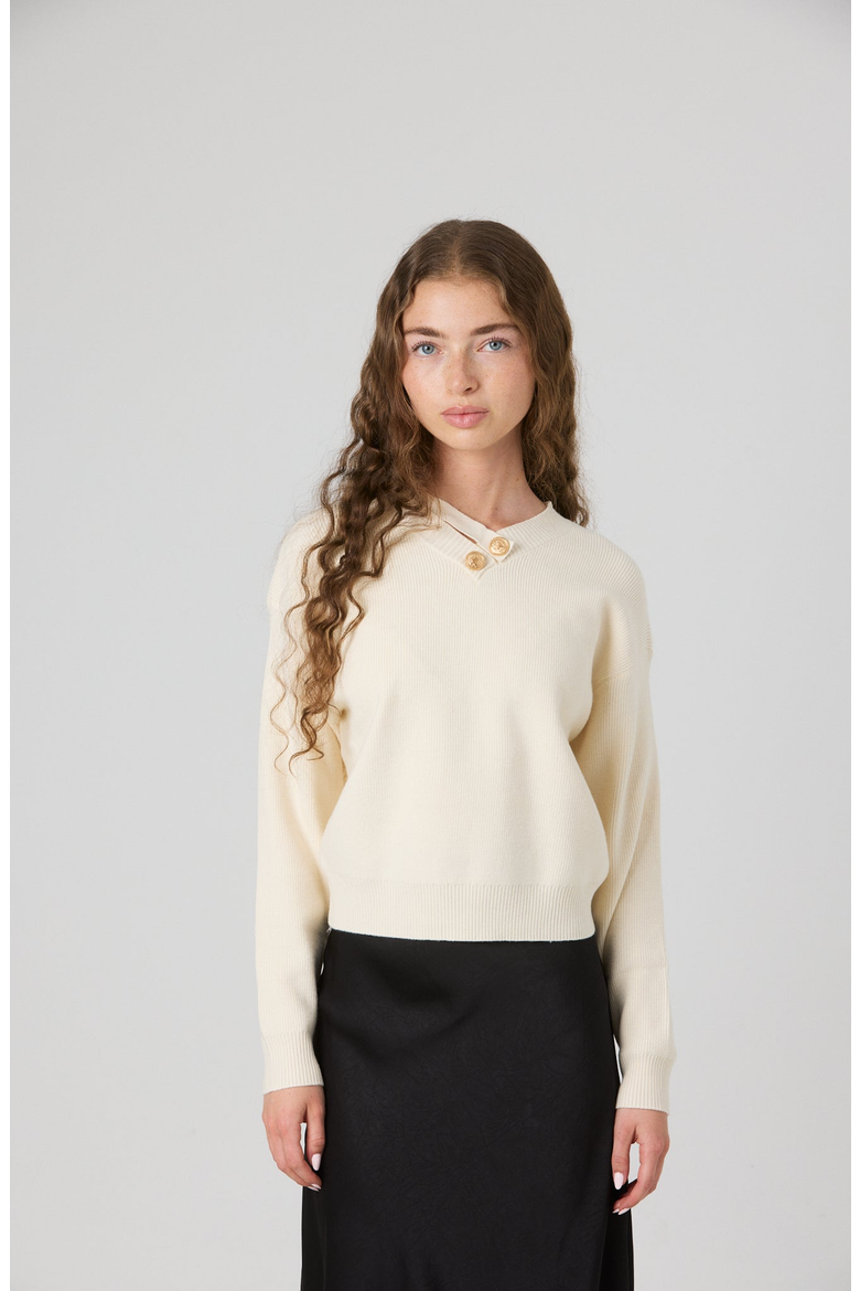 Marlow Sweater, Main, color, Cream