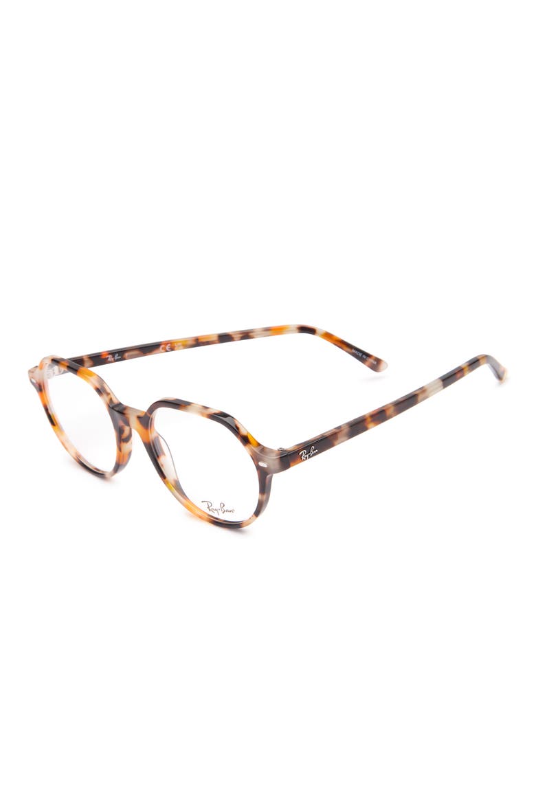 51mm Square Optical Glasses, Alternate, color, BROWN