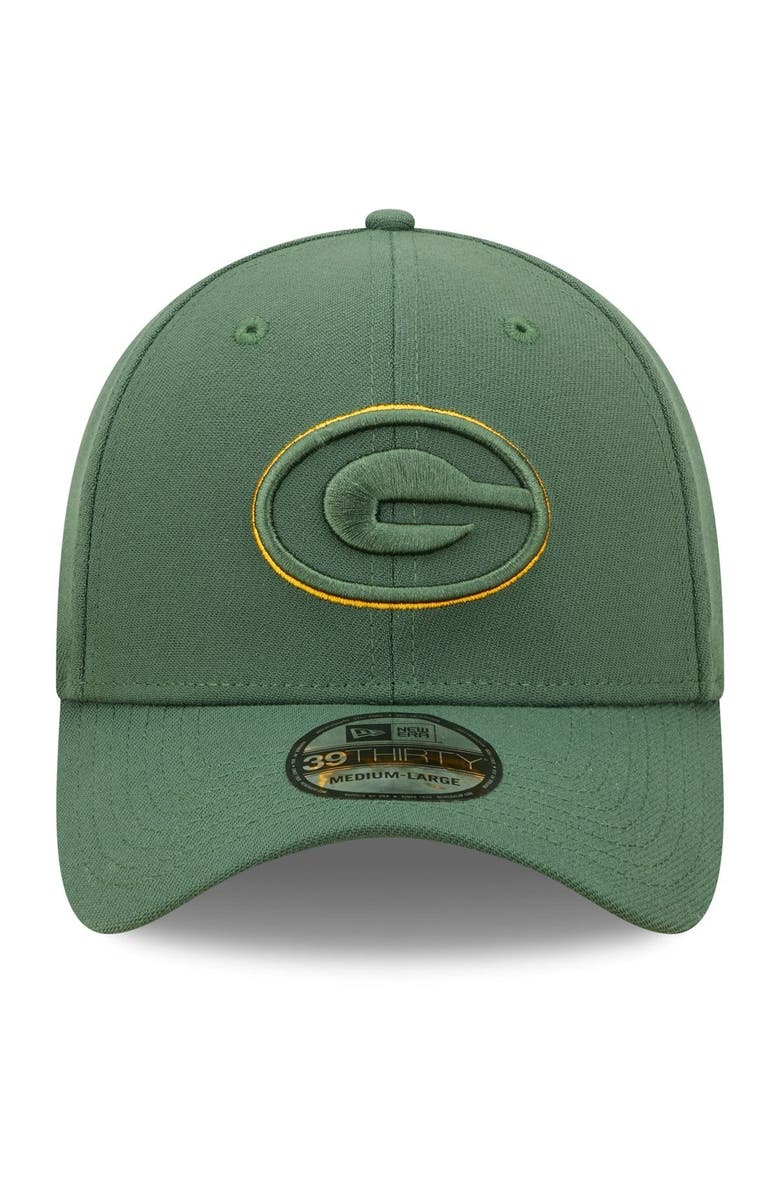 New Era Men's New Era Green Green Bay Packers Elemental 39THIRTY Flex Hat, Alternate, color,