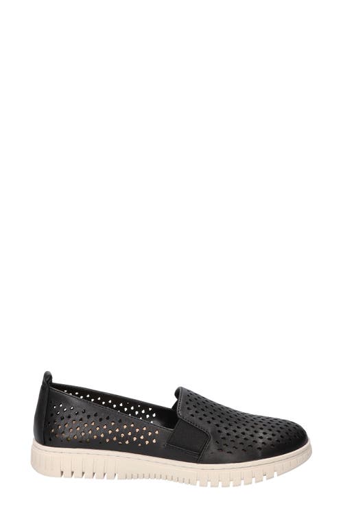 Bella Vita Helm Sneaker In Black Leather