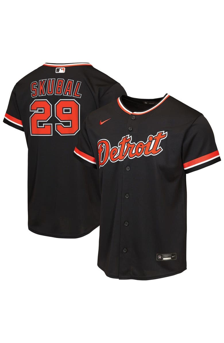 Nike Youth Nike Tarik Skubal Navy Detroit Tigers Alternate Replica Jersey, Main, color, Navy