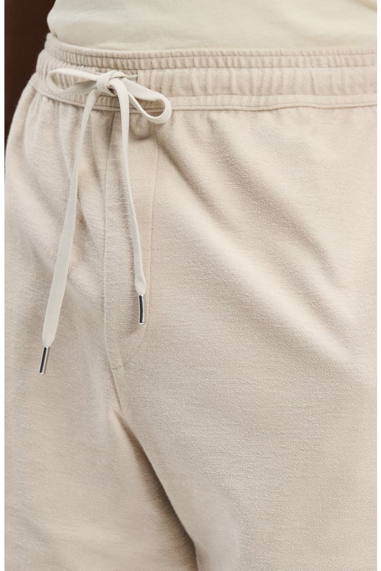 Cotton Terry Cloth Drawstring Shorts, Alternate, color, WARM SILVER CLOUD