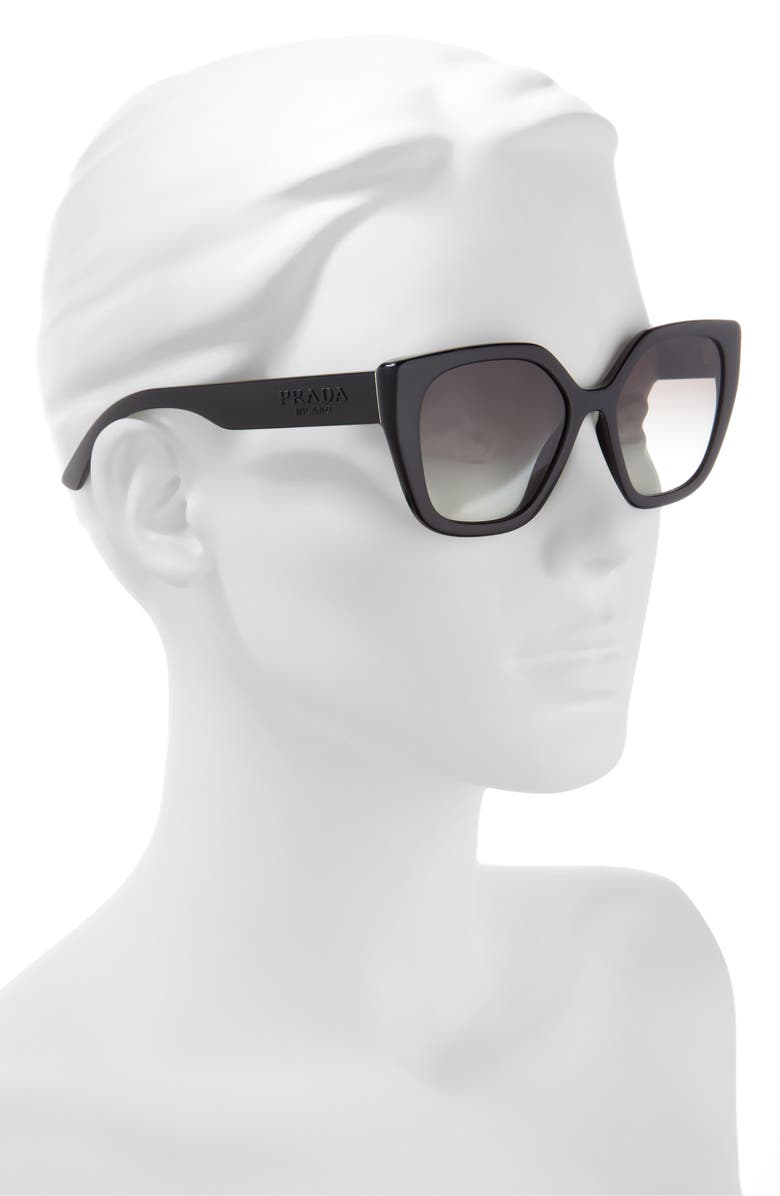 Prada 52mm Butterfly Sunglasses, Alternate, color,