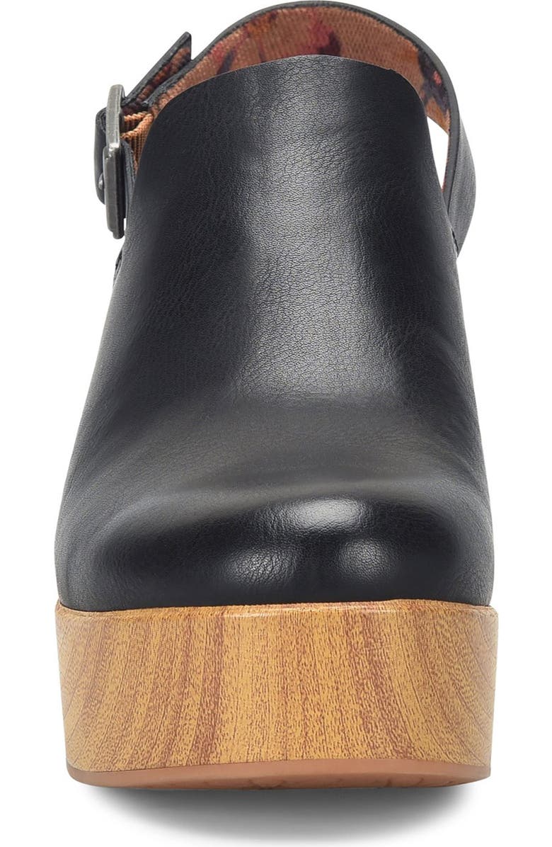 KORKS Soho Slingback Clog, Alternate, color, Black