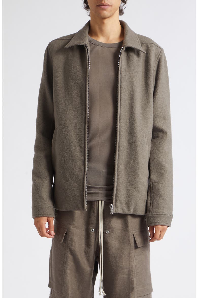 Brad Wool Zip Jacket, Main, color, DUST