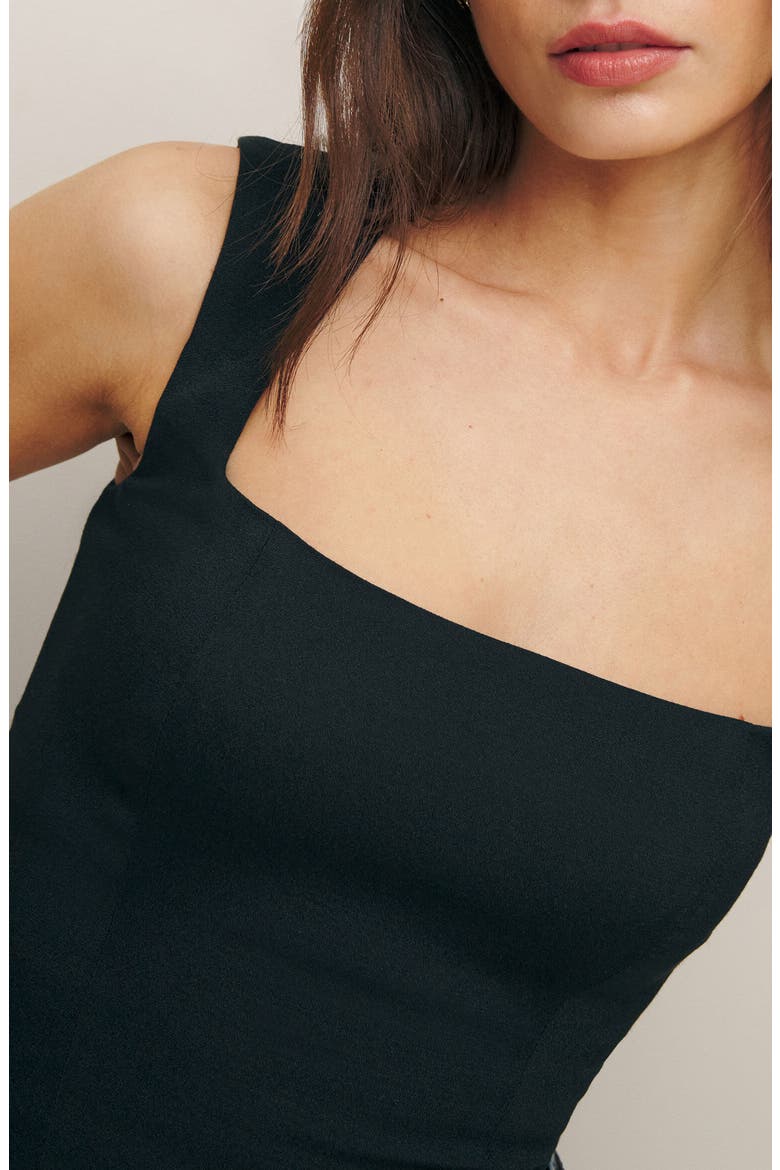Diandra Cutout Top, Alternate, color, BLACK