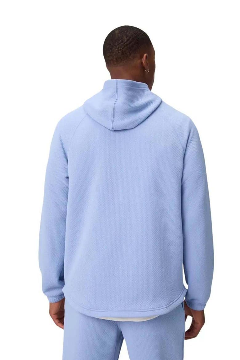 Men's The GridTech Quarter Zip Hoodie, Alternate, color, Blue Oxford