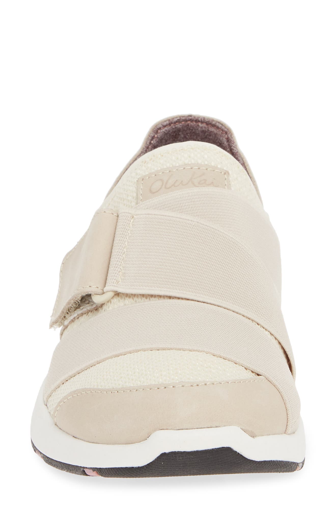 Mikilua Kakoo Slip-On Sneaker, Alternate, color, BONE FABRIC