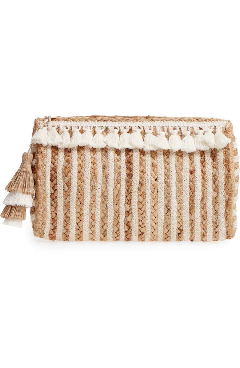 Shiraleah Mare Straw Clutch, Main, color,