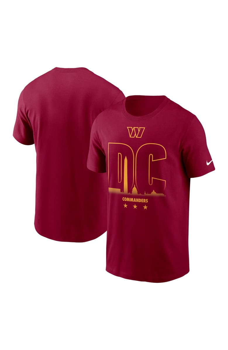 Nike Men's Nike Burgundy Washington Commanders Local T-Shirt, Main, color, 