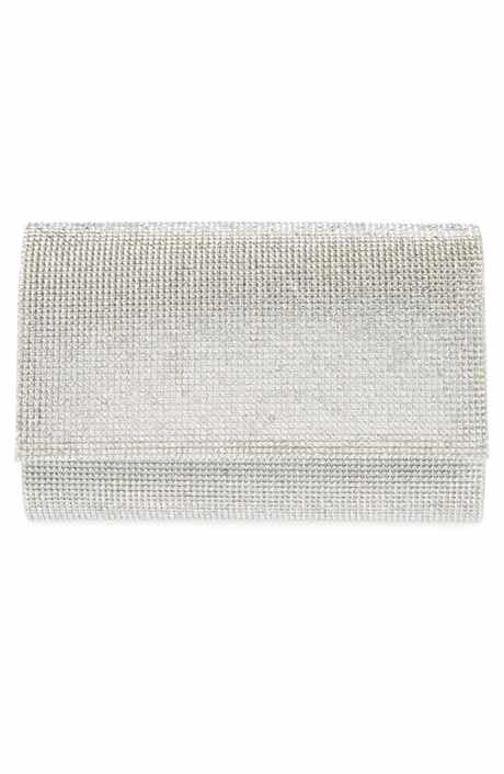 Jessica McClintock Alexis Rhinestone Crossbody Clutch